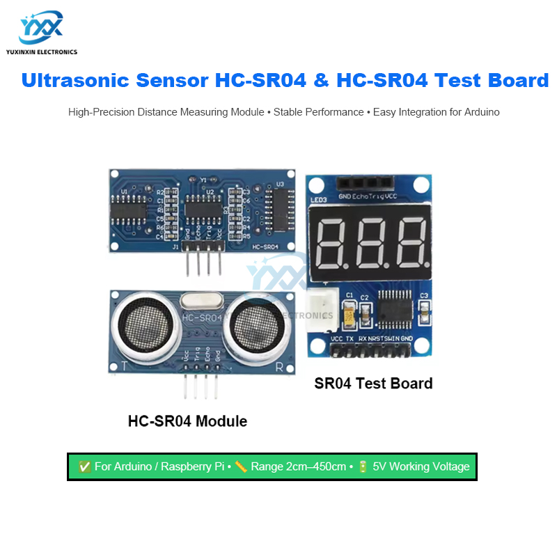 Ultrasonic Sensor Hc - Sensor ultrasónico HC-SR04 HCSR04 Módulo de