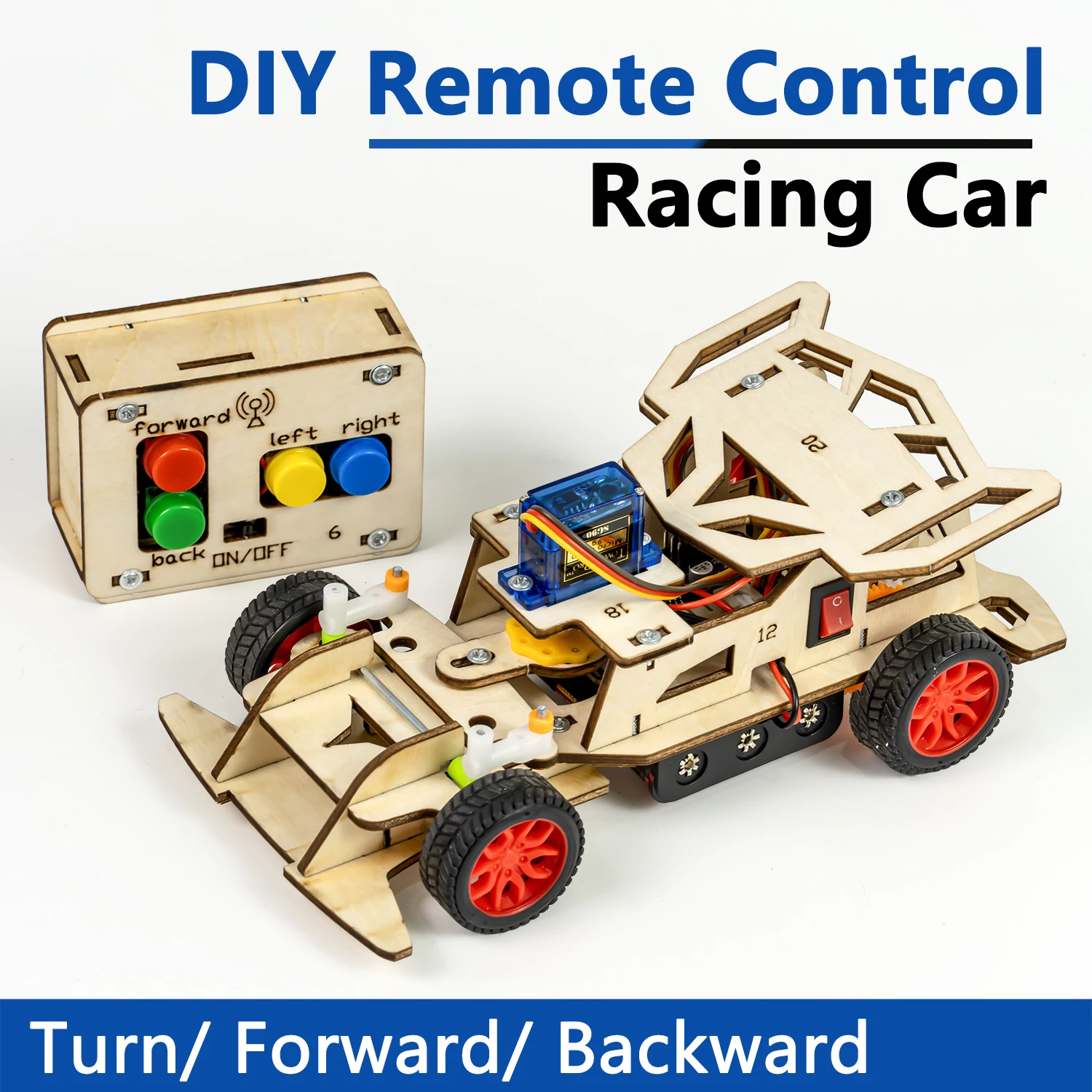 Kit de coche de dirección con  - Diy Electronics Projects For Students reseña y precio