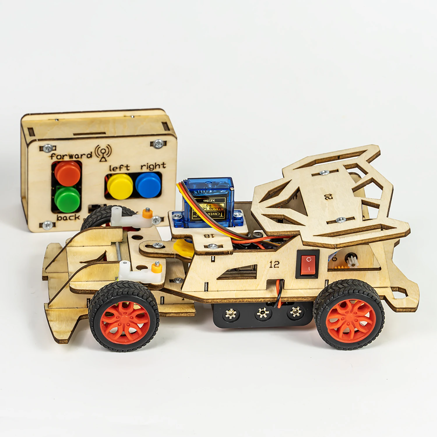Kit de coche de dirección con  - Diy Electronics Projects For Students reseña y precio