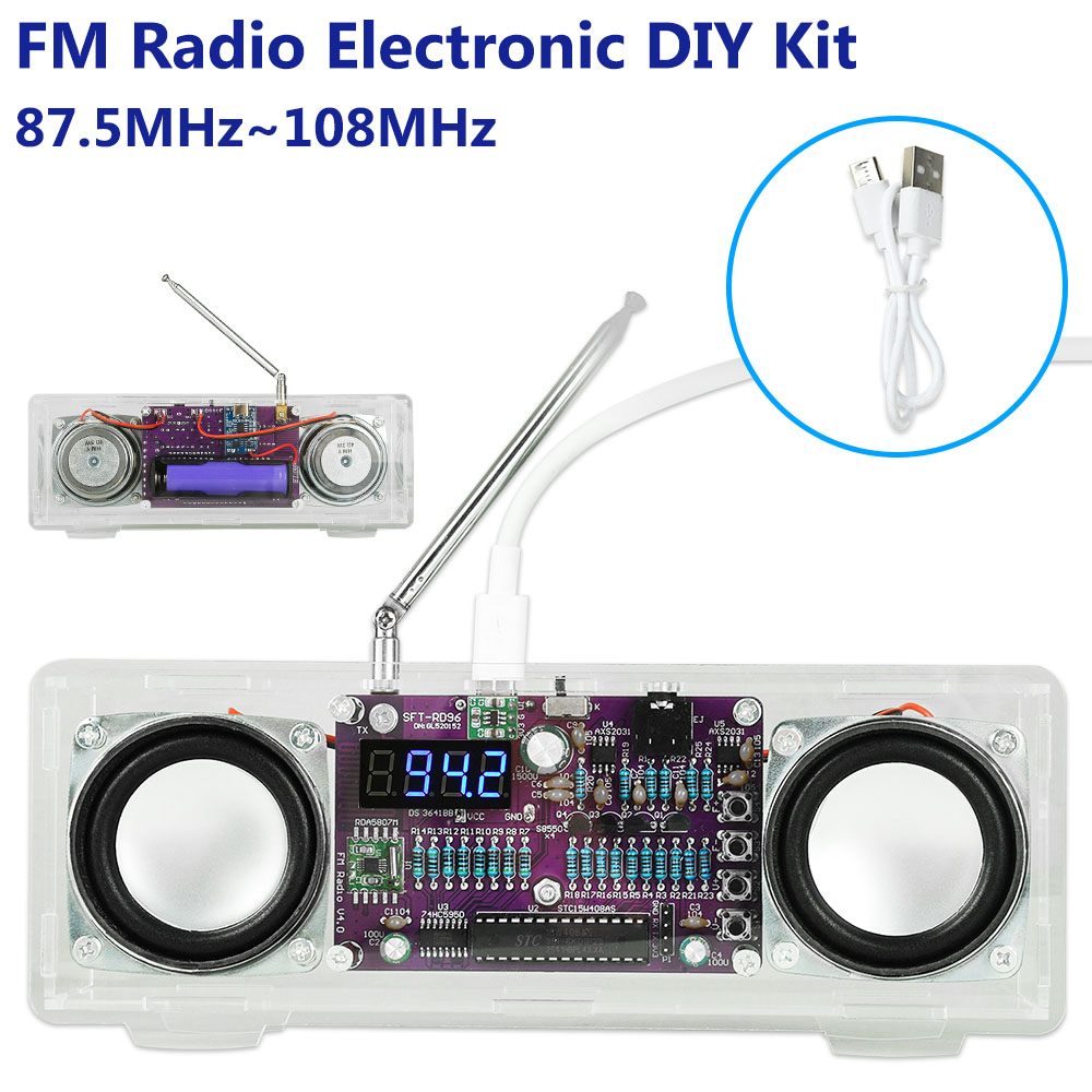 Radio FM Electrónica de 87.5MH - Diy Electronics Youtube Channel reseña y precio