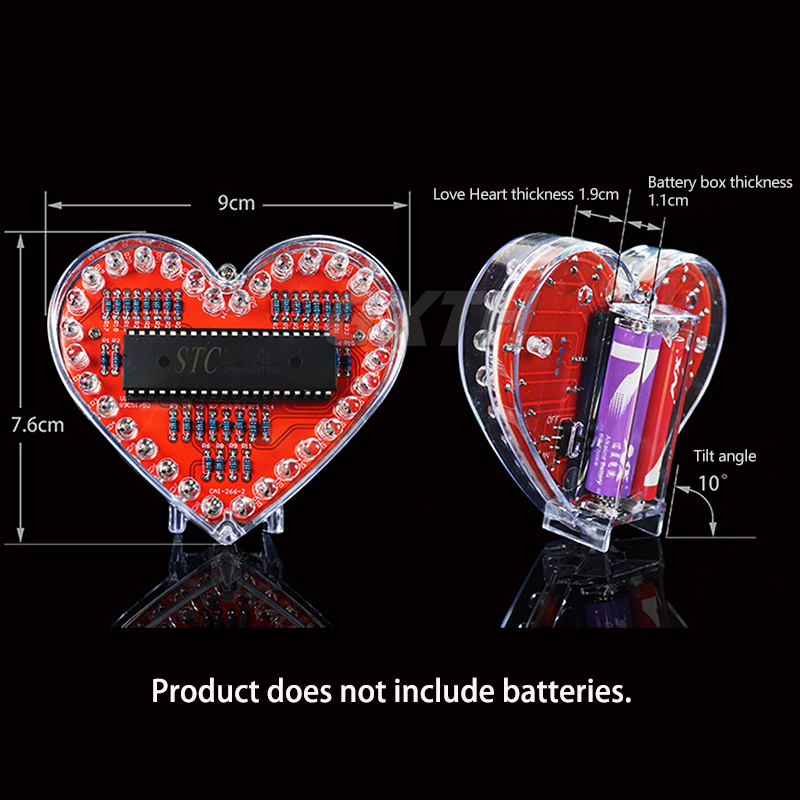 Kit de bricolaje de amor LED c - Diy Electronics Projects For Students reseña y precio