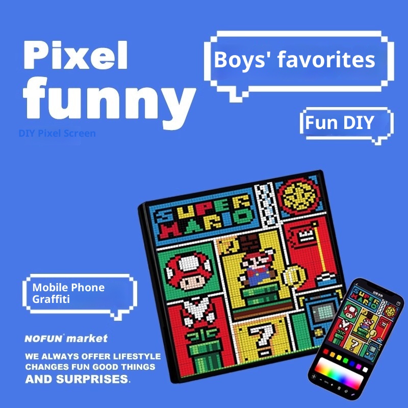 Pantalla de píxel Diy, pantall - Diy Electronics Game reseña y precio