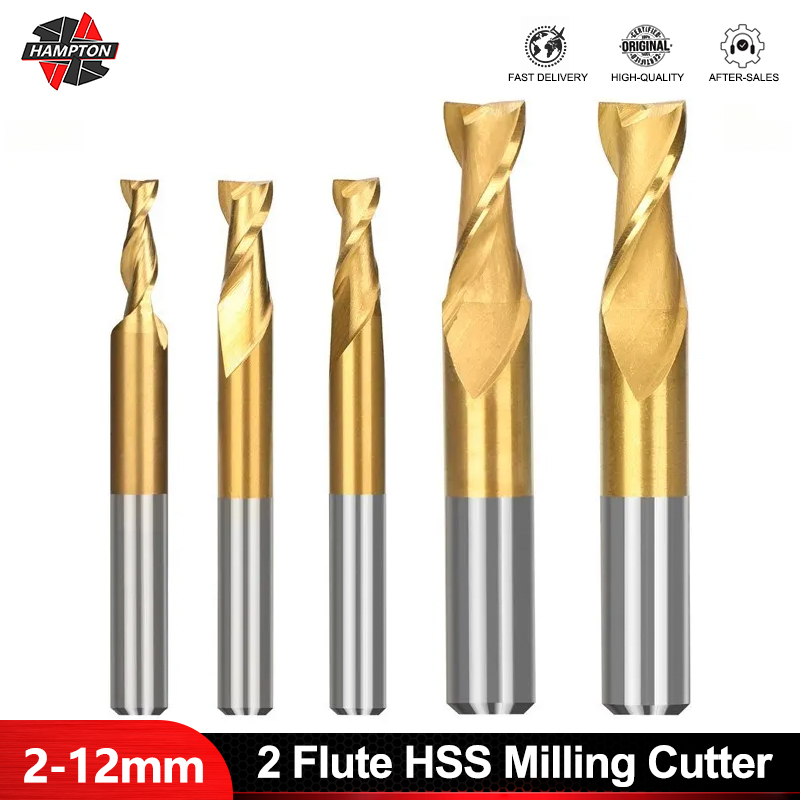 HAMPTON-fresa HSS de 2 flautas - Diy Cnc Router Electronics reseña y precio