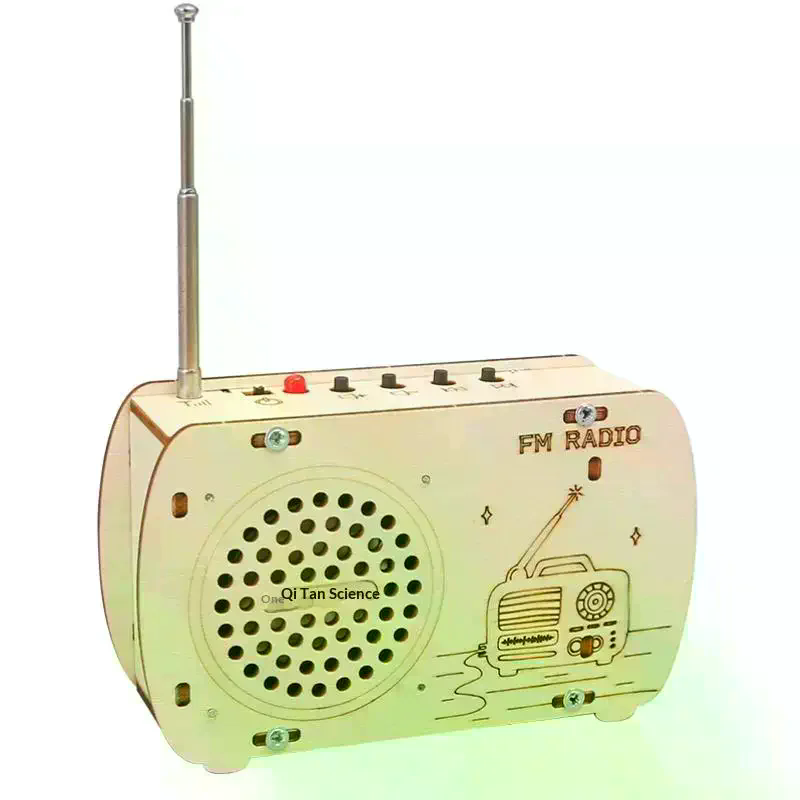 Kit de Radio FM de Madera DIY, - Diy Electronics Projects For Students reseña y precio