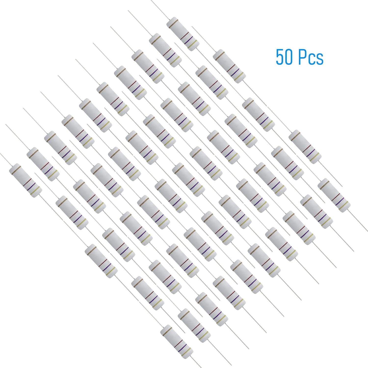 50 Resistencias de 470 Ohmios, - Diy Electronics Videos reseña y precio